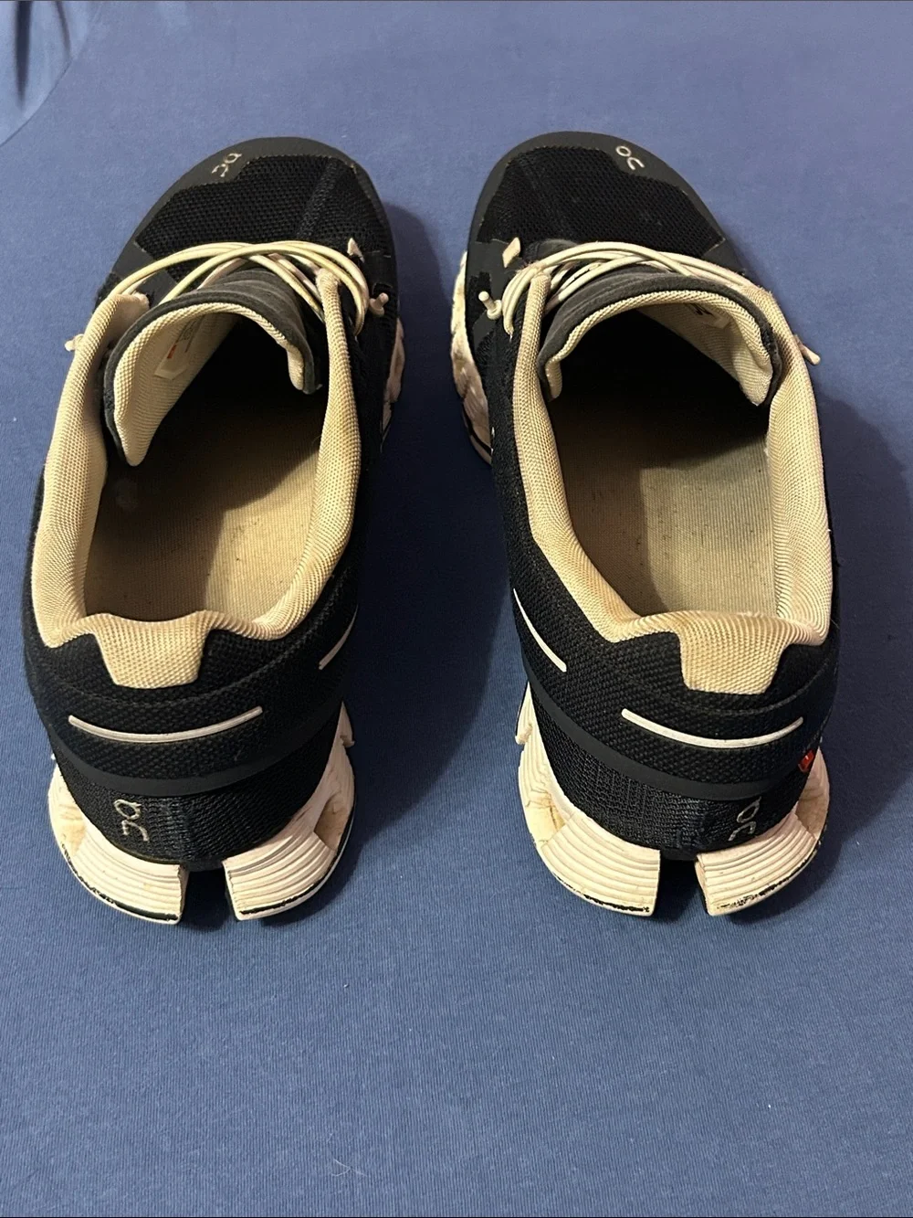 On Running Black and Cream Men’s Sneakers